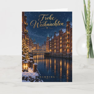 Hamburg Speicherstadt Frohe Weihnachten