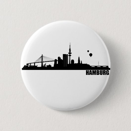 Hamburg-Stadt Button (Vorderseite)