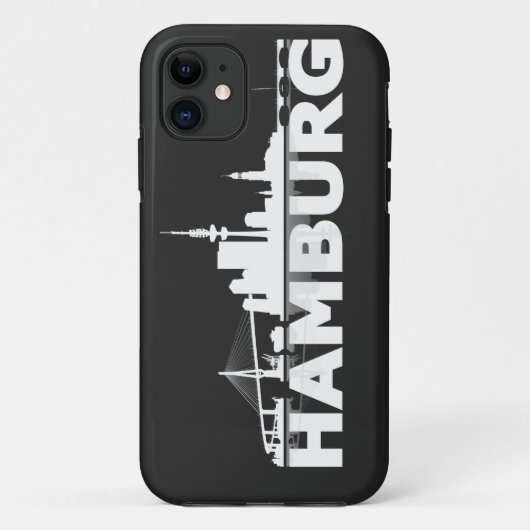 Hamburg town center of skyline iPhone 5 sleeve Case-Mate iPhone Hülle (Rückseite)
