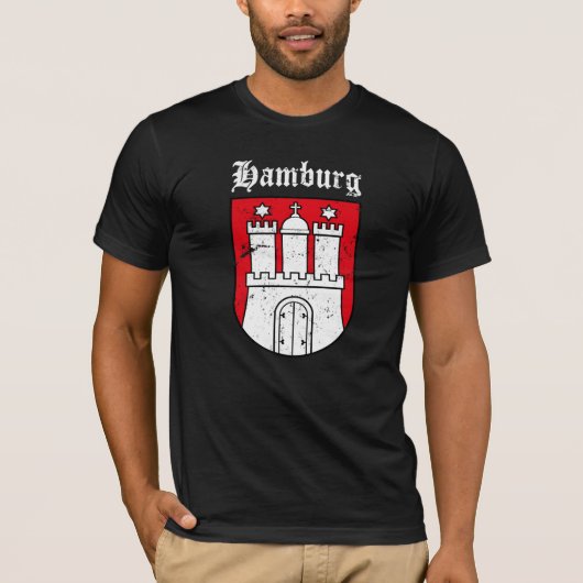 Hamburg Wappen T-Shirt (Vorderseite)