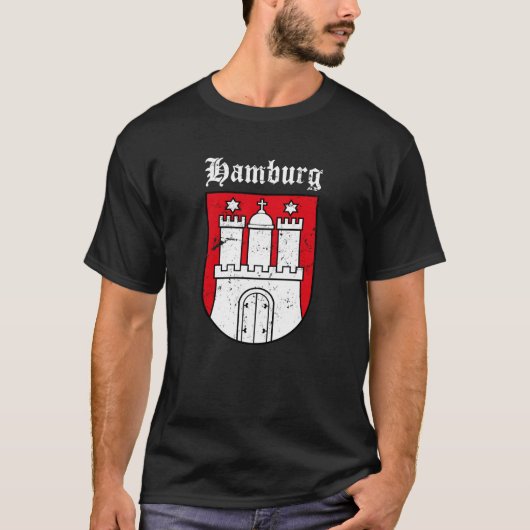 Hamburg Wappen T-Shirt (Vorderseite)