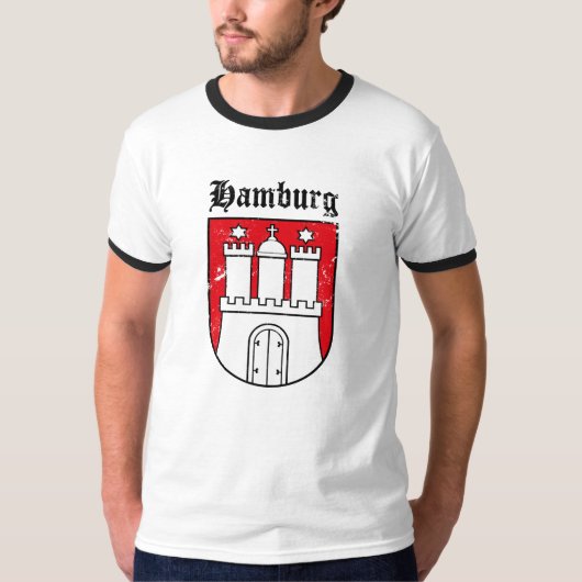 Hamburg Wappen T-Shirt (Vorderseite)