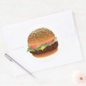 Hamburger Aufkleber (Umschlag)