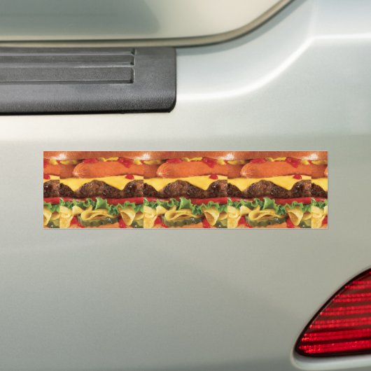 Hamburger Autoaufkleber (Auf Auto)
