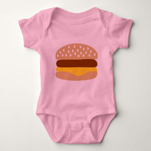 Hamburger Baby Strampler