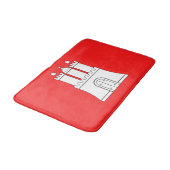 Hamburger Badematte (Schrägansicht)