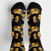 Hamburger Bier im Dunkeln Socken (Oben)