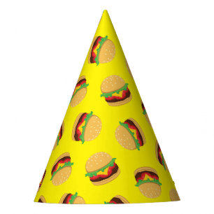 Hamburger Birthday Party Burger Party Hat Partyhütchen