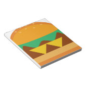 Hamburger Brot Notizblock (angewinkelt)