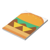Hamburger Brot Notizblock (Rotiert)