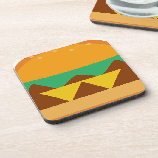 Hamburger Brot Untersetzer (Linke Seite)