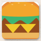 Hamburger Brot Untersetzer (Vorderseite)