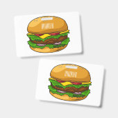 Hamburger Cartoon Ausweis (Vorder- & Rückseite)