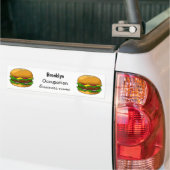 Hamburger Cartoon Autoaufkleber (Auf Lkw)