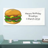 Hamburger Cartoon Banner (Messe)