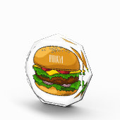 Hamburger Cartoon Fotoblock (Rechts)