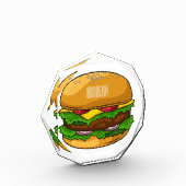 Hamburger Cartoon Fotoblock (Links)