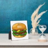 Hamburger Cartoon Fotoplatte (InSitu)