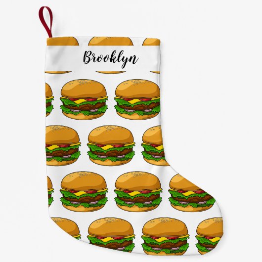 Hamburger Cartoon Kleiner Weihnachtsstrumpf (Vorderseite)