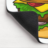 Hamburger Cartoon Mousepad (Ecke)
