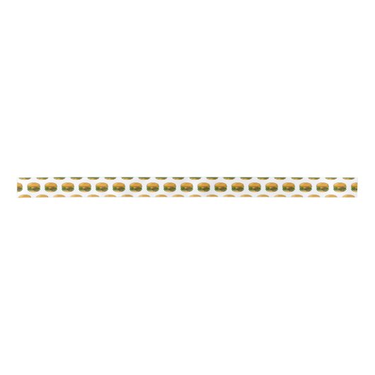 Hamburger Cartoon Satinband (Vorderseite)