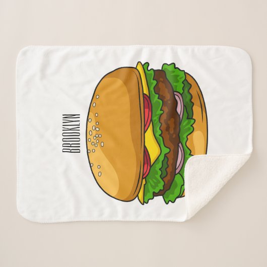 Hamburger Cartoon Sherpadecke (Vorderseite (Horizontal))