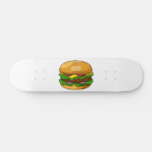 Hamburger Cartoon Skateboard (Horizontal)