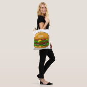 Hamburger Cartoon Tasche (Am Model)