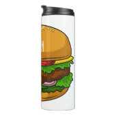 Hamburger Cartoon Thermosbecher (Nach rechts gedreht)