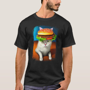 Hamburger Cat Catburger Burger Purr Meow Cat 4 T-Shirt