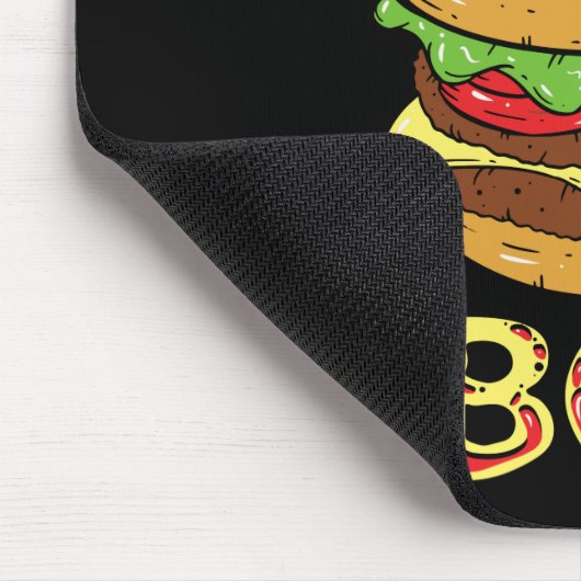 HAMBURGER / CHEESEBURGER: Burger Boy Mousepad (Ecke)