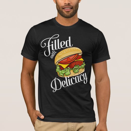 Hamburger Delikatesse T - Shirt (Vorderseite)