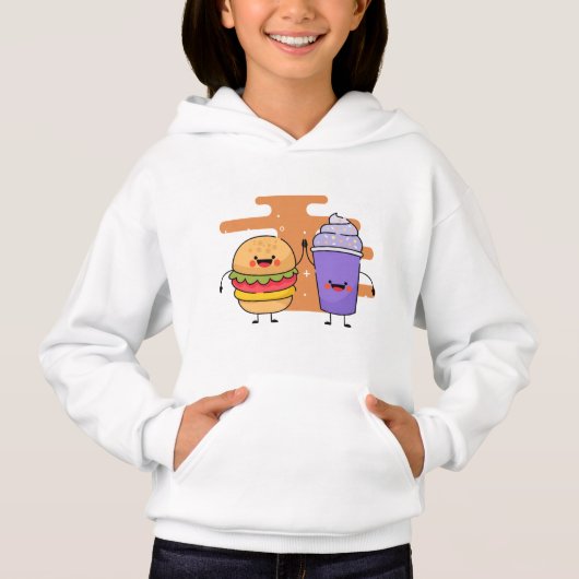 Hamburger Eiscreme Hoodie (Vorderseite)