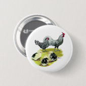 Hamburger Familie Button (Vorne & Hinten)
