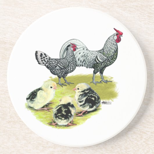 Hamburger Familie Getränkeuntersetzer (Vorne)