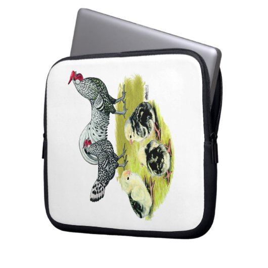 Hamburger Familie Laptopschutzhülle (Vorderseite Links)