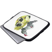 Hamburger Familie Laptopschutzhülle (Vorne Knopf)