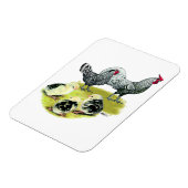 Hamburger Familie Magnet (Linke Seite)