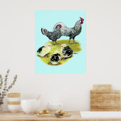 Hamburger Familie Poster (Küche)