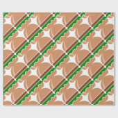 Hamburger Fast Food ein Sandwich Geschenkpapier (Flach)