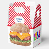 Hamburger Fast Food GRILLEN Diner Geschenkschachtel (Geöffnet)