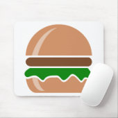 Hamburger Fastfood ein Sandwich Mousepad (Mit Mouse)