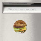 Hamburger Fleisch Patty Patties Lettuce Tomaten Bu Magnet (In Situ (Geschirrspüler))