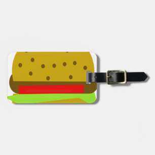 Hamburger Food Food Gepäckanhänger