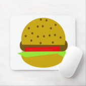 Hamburger Food Food Mousepad (Mit Mouse)