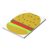 Hamburger Food Food Notizblock (Rotiert)