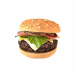 Hamburger Freistehende Fotoskulptur<br><div class="desc">Dieses ist eine Illustration 3d eines Hamburgers.</div>
