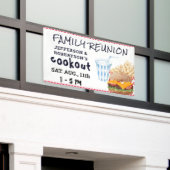 Hamburger Fries Fast Food | Family Wiedersehen Banner (Äußeres Gebäude)