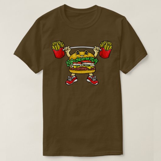 Hamburger Fries T-Shirt (Design vorne)