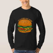 Hamburger Funny Eat Cheeseburger T-Shirt (Vorderseite)